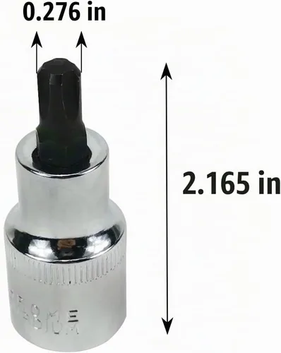 Vista 7 de Asiento de coche Tornillo de extracción Socket quitar herramienta 1/2" DR 4 dientes para Jeep Cherokee