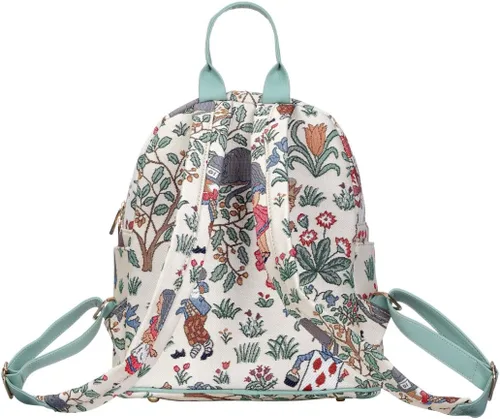 Vista 4 de Signare Mochila tipo tapiz, mochila casual para mujer, Alice, Mochilas Daypack