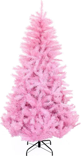 Vista 10 de Perfect Holiday Árbol de Navidad de pino canadiense negro de 4 pies 291 puntas, diámetro 30 pulgadas Incluye soporte de metal (PVC-4BLK)