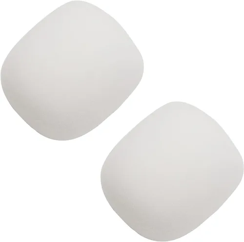 Vista 8 de Fielect 2 unids micrófono cubierta esponja espuma micrófono cubierta de micrófono de mano protección protección micro espuma filtro blanco