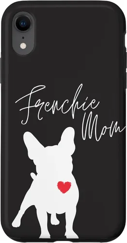 Vista 25 de Frenchie Mom French Bulldog Black Case for iPhone 17