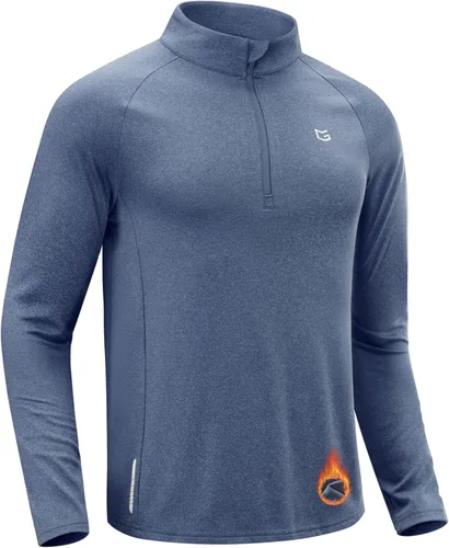 Vista 12 de G Gradual Camisa de golf atlética de manga larga con cremallera de forro Negro