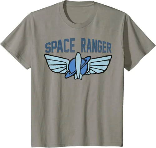 Vista 20 de Disney Pixar Toy Story 4 Buzz Lightyear Space Ranger Badge - Camiseta, Negro, S