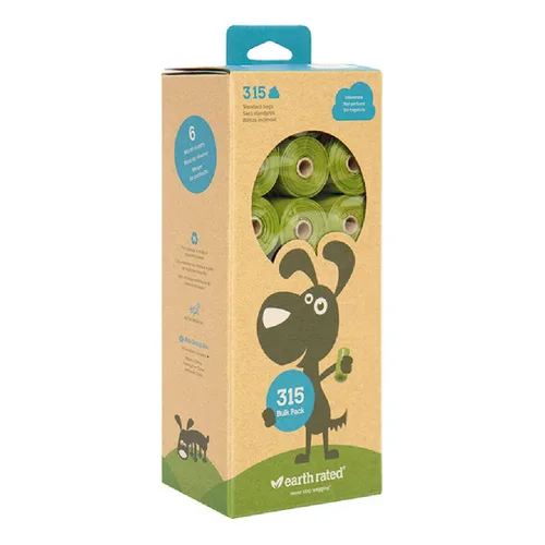 Vista 2 de Dispensador de Bolsas para Mascotas Earth Rated Rollos Bolsa