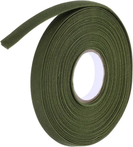 Vista 49 de MECCANIXITY Cinta al bies de doble pliegue de 1 pulgada, cinta al bies de poliéster continua a granel para coser, costura, acolchado, dobladillo