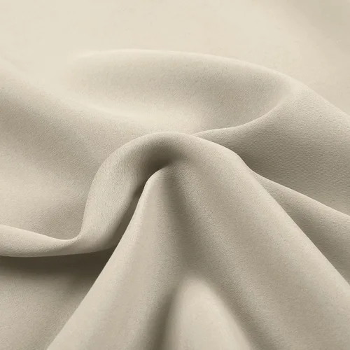 Vista 4 de ChadMade Cortina opaca plisada pesada de 45 pulgadas de largo, 27 pulgadas de ancho x 45 pulgadas de largo, para ventanas pequeñas, color beige