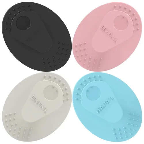 Vista 11 de BEAUTAIL - Cepillo de limpieza facial manual de silicona para hombres y mujeres, 6 unidades, exfoliante facial suave, cepillo facial exfoliante