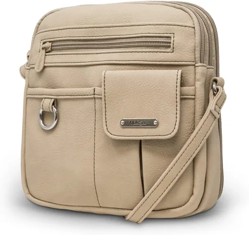 Vista 2 de MultiSac Womens North South Mini Zip Around Crossbody Bag