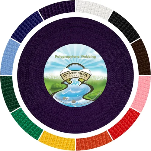 Vista 18 de Country Brook Design - Correa de polipropileno (Polypro) de 1/2 pulgada Negro