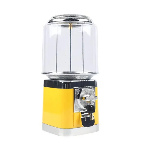 Vista 9 de Máquina expendedora de dulces para dispensador automático de dulces pequeños para el hogar o la máquina expendedora comercial (amarillo)