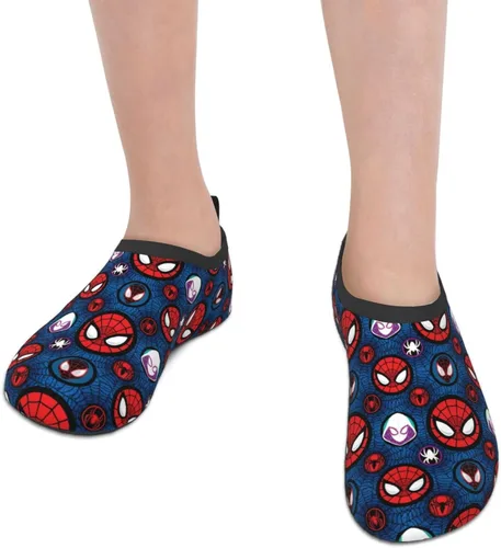 Vista 4 de Zapatos acuáticos favoritos de superhéroes para niños, antideslizantes, de secado rápido, zapatos acuáticos para deportes al aire libre, playa
