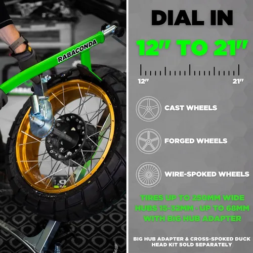 Vista 6 de Kit Inicial de Cambiador de Neumáticos para Motocicleta de Calle Rabaconda