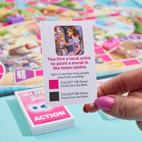 Vista 8 de Hasbro Games The Game of Life: Barbie Edition Juego de mesa A partir de 8 años 2 a 4 jugadores Divertidos juegos familiares para niños