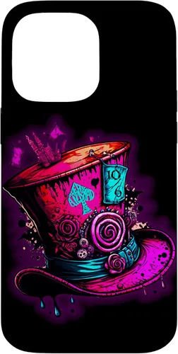Vista 20 de Funda para iPhone 11 Pro Max We're All Mad Here Pink Steampunk Alicia en el país de las maravillas