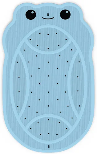 Vista 11 de Tapete antideslizante para bañera para niños pequeños, tapete de ducha de 30 x 18 pulgadas para ducha interior, tapete de goma sin olor químico