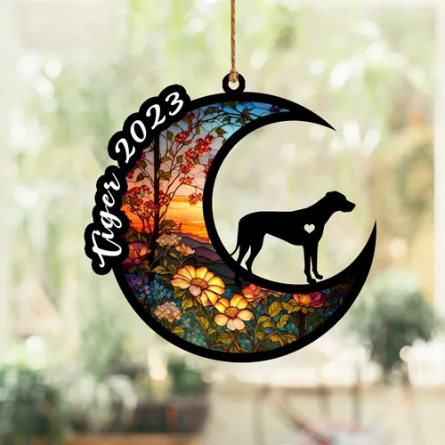 Vista 92 de Atrapasoles conmemorativo para perros, regalo de condolencia de perro de la pérdida del bulldog americano, regalos conmemorativos para los amantes