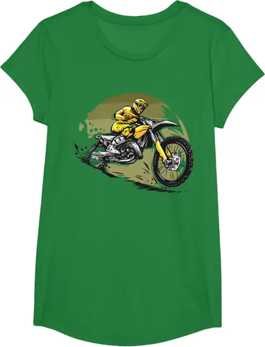 Vista 52 de Camiseta de motocross Supermotard Enduro, Negro, S