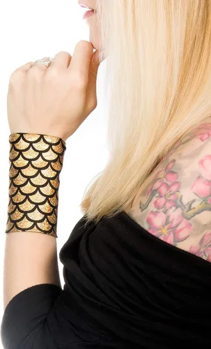 Vista 10 de Pulsera de tela elástica de algodón olvidado