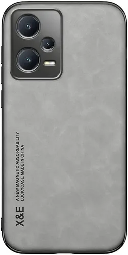 Vista 5 de Kepuch Silklike - Funda para Redmi Note 12 Pro+ 5G - Carcasa de parachoques con placa metálica integrada para Redmi Note 12 Pro+ 5G, color negro