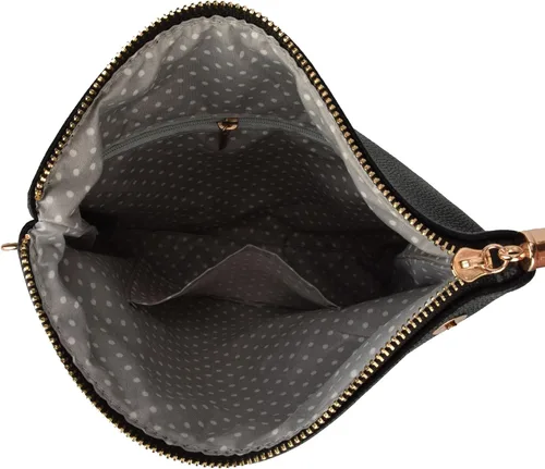 Vista 6 de Jiaruo Bolso cruzado de cuero pequeño con borla para mujer