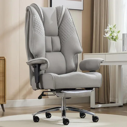 Vista 11 de EXCEBET Silla de oficina grande y alta con reposapiés, silla de oficina ejecutiva de piel sintética con respaldo alto de 400 libras, sillas