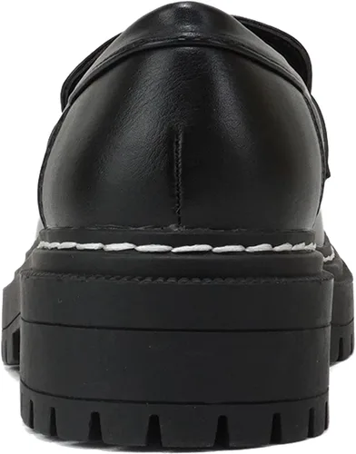 Vista 2 de Soda "Eureka" Mocasines con plataforma para mujer, suela con detalle cosido
