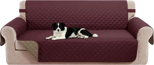 Vista 87 de Fundas para Silla Reclinable Reversibles Funda de Sofá para Mascotas Protector de Muebles Lazy Boy (Silla 23'', Beige/Beige)