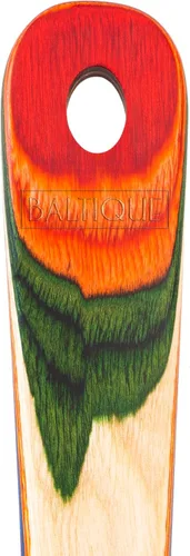 Vista 5 de Baltique Marrakesh Collection - Cuchara de café de madera, cuchara reutilizable de madera de abedul colorida para café molido, proteína en polvo