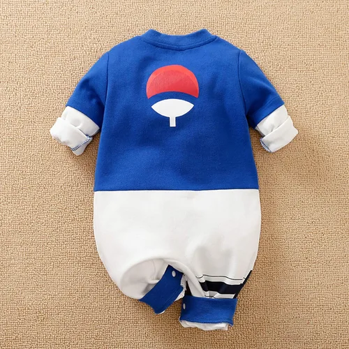 Vista 2 de RELABTABY Lindo mameluco de anime para bebé niño y niña, mameluco para Halloween, cosplay, ropa