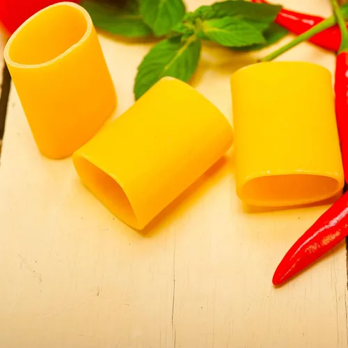 Vista 3 de Sanniti Pasta artesanal sin gluten en Gragnano importada de Italia, 17.6 oz (Paccheri)