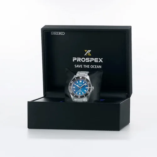 Vista 2 de SEIKO SBDC165 PROSPEX Diver Scuba 1970 Diseño contemporáneo Save The Ocean Model Correa de metal para hombre Reloj enviado desde Japón lanzado