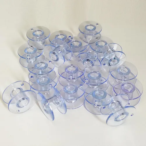 Vista 4 de 20 bobinas de plástico para vikingo esmeralda 116 118 122 183 máquinas de coser (20 unidades)