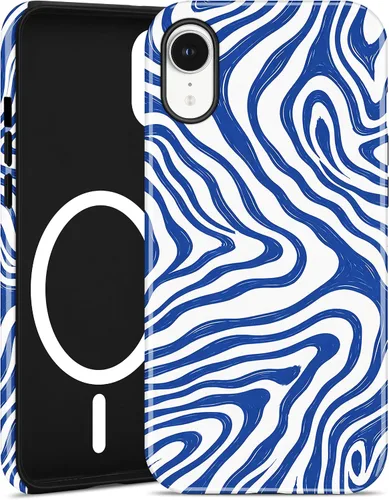 Vista 41 de Jusy Funda magnética Zebra para iPhone XR, color negro