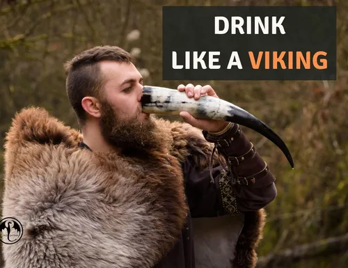 Vista 2 de OLDEMPEROR - Cuerno vikingo de 12 pulgadas con cuerno, taza de cerveza hecha a mano, grado alimenticio, buey genuino único con soporte de hierro