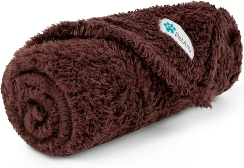 Vista 16 de PetAmi Manta de felpa suave para perros y gatos, pequeña de 24 x 32