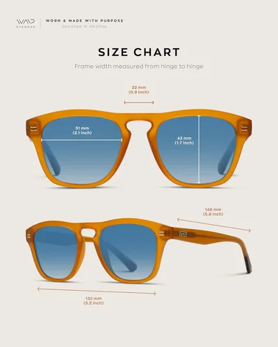 Vista 6 de WearMe Pro Gafas de sol rectangulares grandes polarizadas retro para hombre