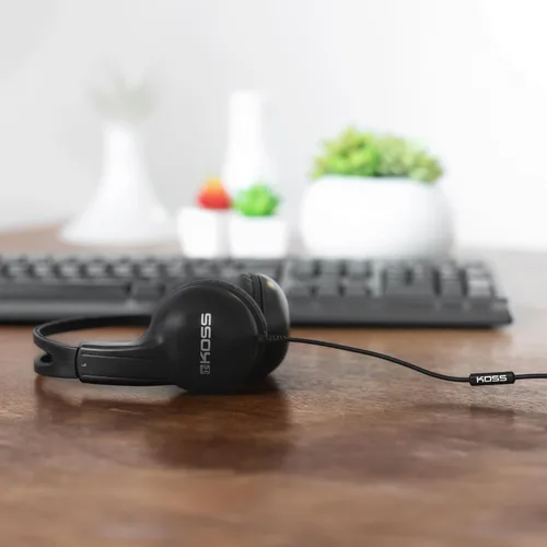 Vista 5 de Koss UR10i - Auriculares ligeros con cable, color negro