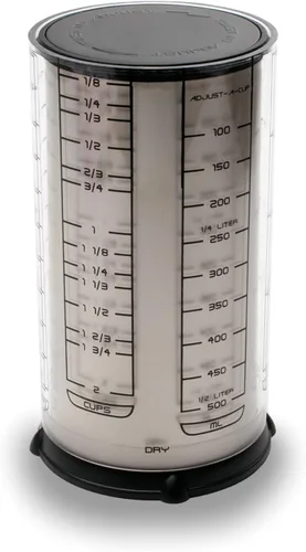 Vista 4 de KitchenArt Professional Series 2 Cup Adjust-A-Cup, Champagne Satin, Ajustable, 1/8 a 2 tazas