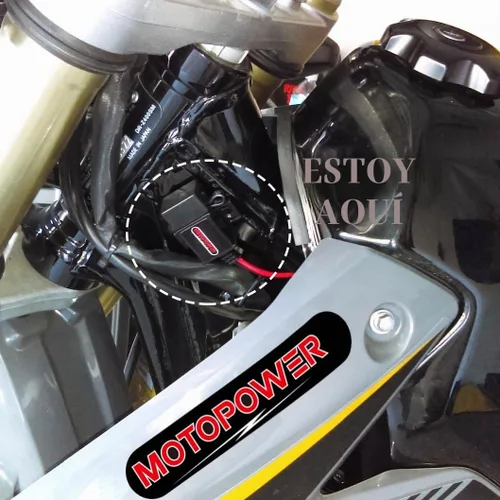 Vista 6 de MOTOPOWER MP0609A Kit de Puerto USB para Motocicleta de 3.1Amp SAE a Adaptador USB para Motocicleta