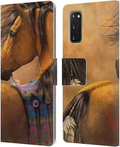 Vista 36 de Head Case Designs Officially Licensed Laurie Prindle A Morgan Christmas Western Stallion Leather Wallet Case Compatible with Samsung Galaxy A07 4G