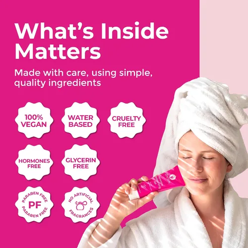 Vista 5 de ZENZSUAL Gel hidratante femenino con ácido hialurónico – Gel a base de agua con pH equilibrado para el área femenina, hidrata y reconforta la piel