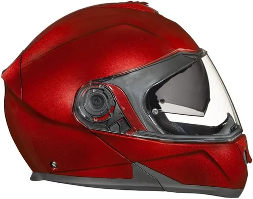 Vista 5 de Daytona Helmets Glide - Casco modular de motocicleta – Casco abatible aprobado por DOT – Casco de motocicleta de cara completa listo para Bluetooth