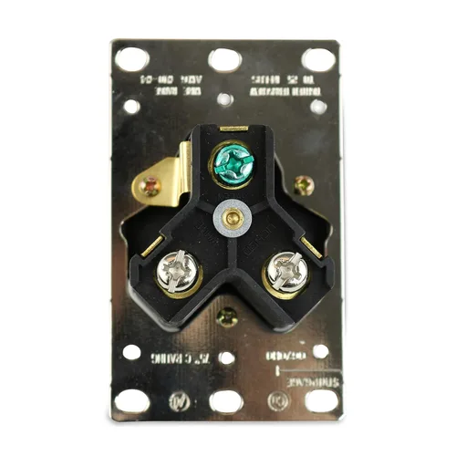 Vista 3 de RV 30 amperios, 125 voltios, NEMA Tt-30R, 2P, receptáculo de alimentación de 3 W, cuchilla recta, grado industrial, conexión a tierra, cable
