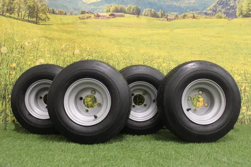 Vista 2 de 18 x 8.50-8 con conjuntos grises de 8 x 7 para carrito de golf y cortacésped (juego de 4)