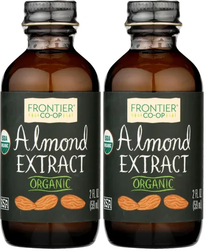 Vista 9 de Frontier Extracto de almendra certificado orgánico, botella de 2 onzas