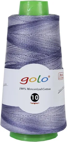 Vista 96 de Golo - 3 bolas de hilo de ganchillo tamaño 10, hilo de crochet para tejer a mano 102