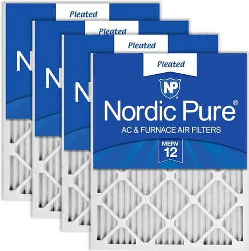 Vista 42 de Nordic Pure 20x20x1 (Tamaño real: 19 1/2 x 19 1/2 x 3/4) Filtros de aire para caldera/aire acondicionado Poly Green MERV 6 – Reduce el polvo
