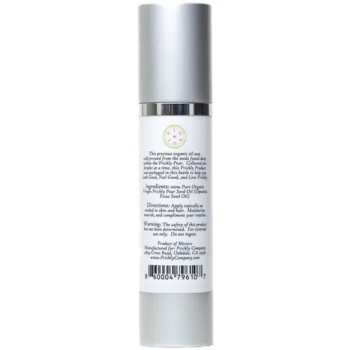 Vista 6 de Prickly Company Aceite de semilla de tuna pura tuna – 100% orgánico, prensado en frío, botella de bomba ultra premium. Di adiós a la piel seca