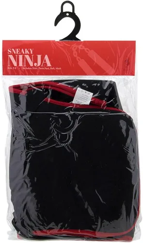 Vista 6 de Sneaky Dragon Ninja - Disfraz de guerrero de artes marciales para niños