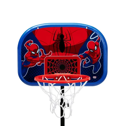 Vista 4 de Delta Children - Juego de aro de baloncesto Marvel Spider-Man para niños, color rojo